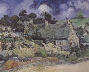 Vincent Van Gogh Thatched Cottages at Cordeville,at Auvers-sur-Oise (mk06) Germany oil painting artist